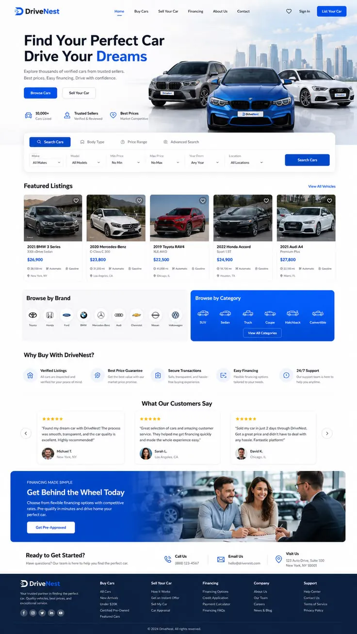Mobiz website design template 4