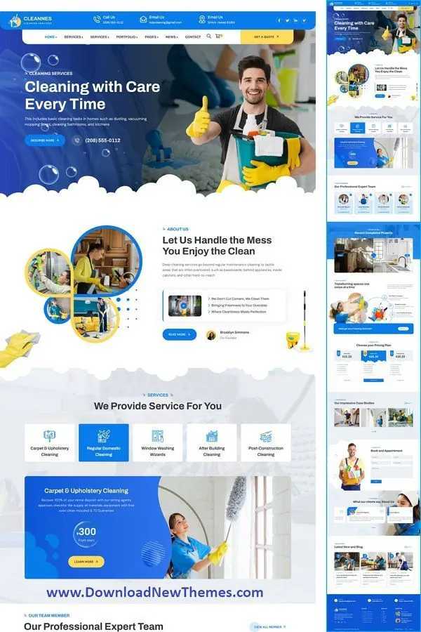 Mobiz website design template 5